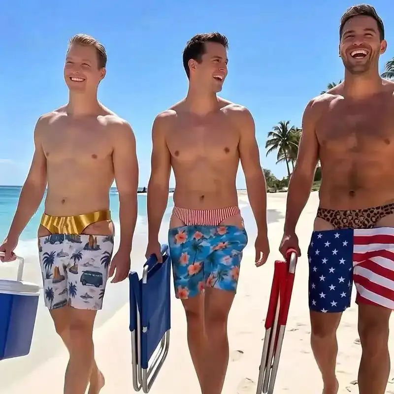 Funny Illusion Swim Shorts
